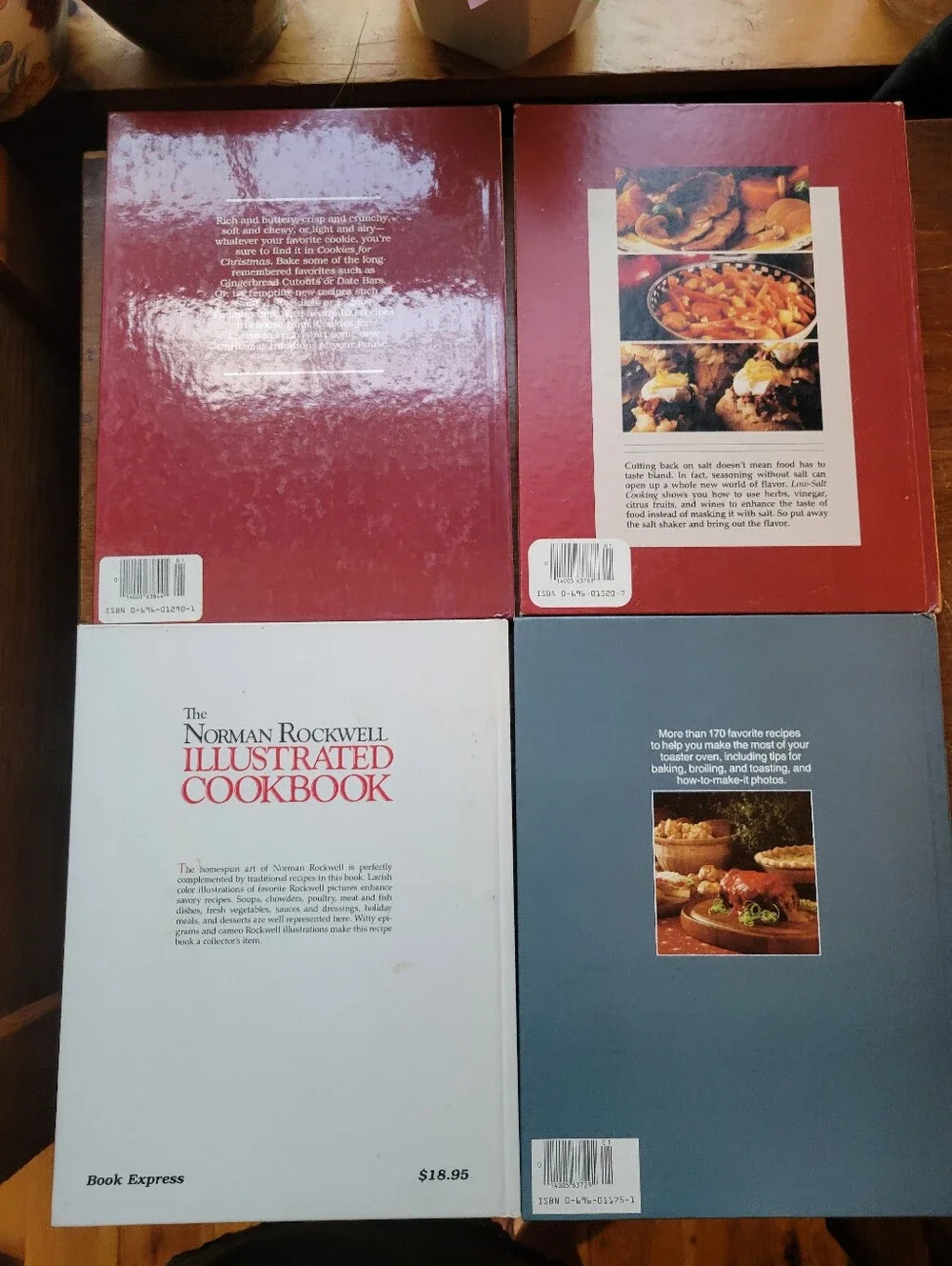 4 Vintage Cookbooks: 3 Better Homes And Gardens And 1 Norman Rockwell
